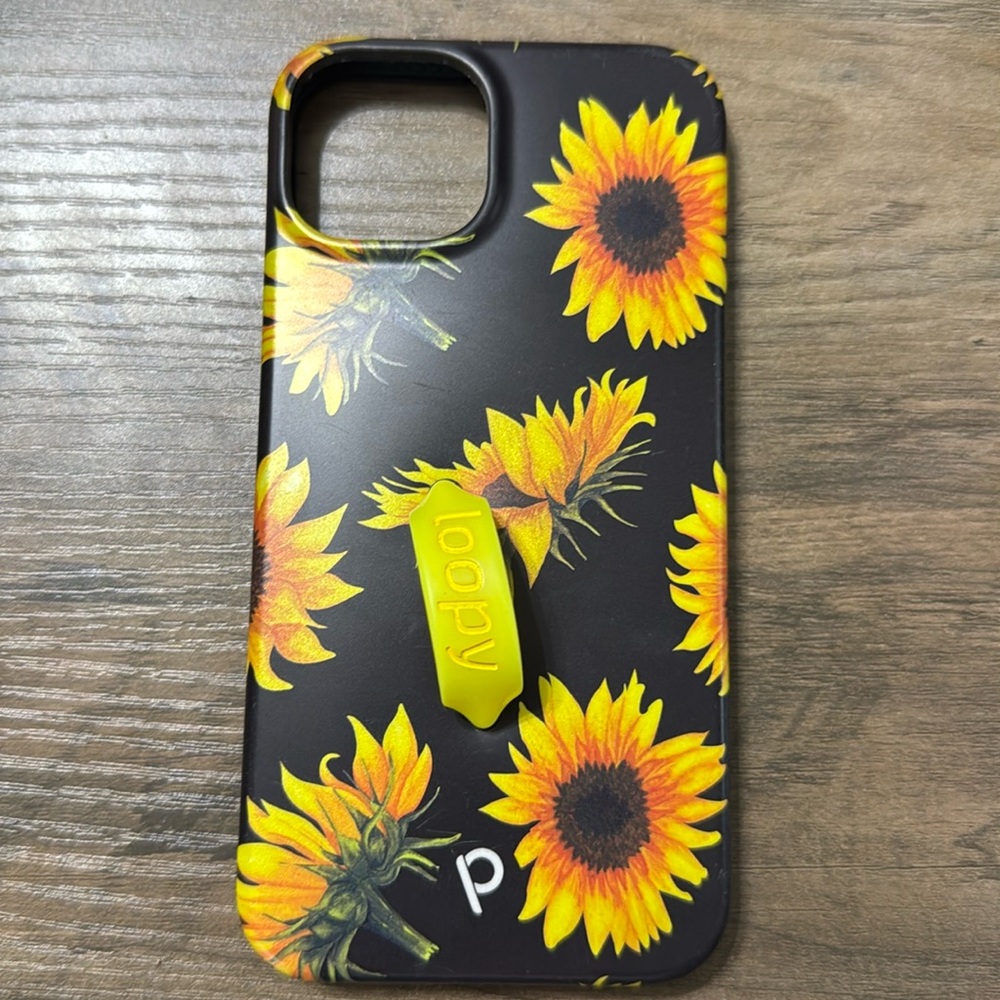 Loopy Sunflower iPhone 14 Case